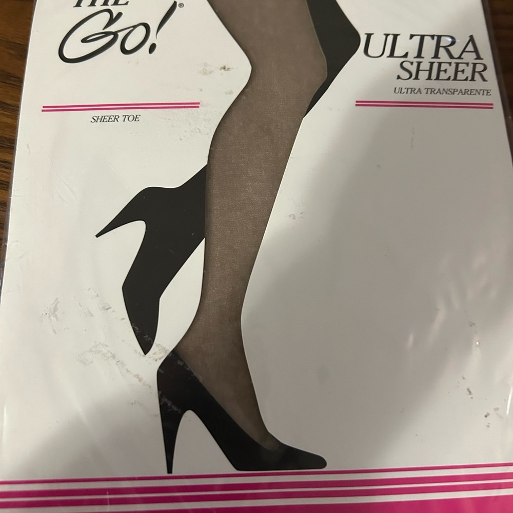 Hose Ultra Sheer Platina Hosiery on the go! XL Queen